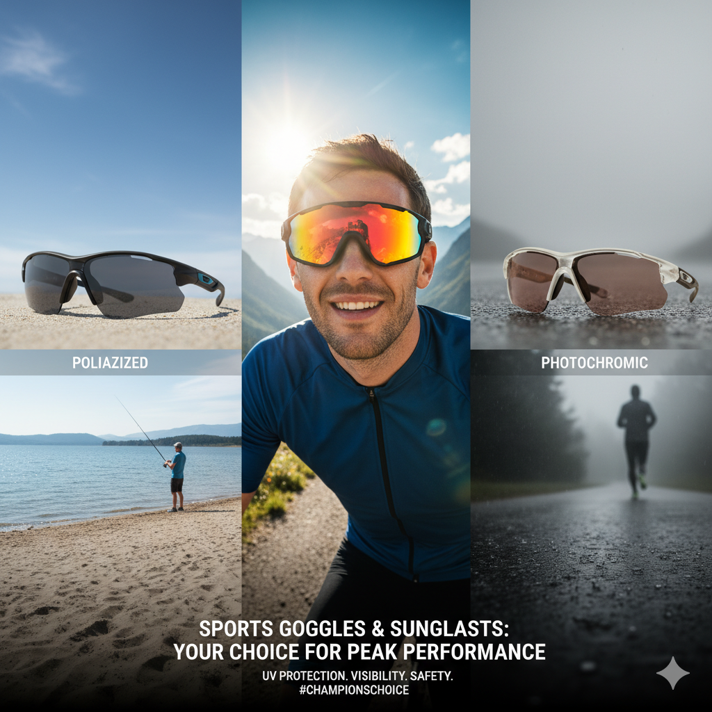 Sports Goggles/Sunglasses: A Functional Comparison – What Environments Need Them?
