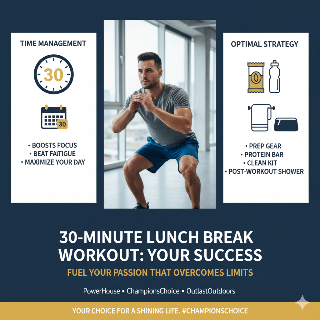Yes, Office Workers Can Do It! The Winning Strategy for a '30-Minute Lunch Break Workout Routine'