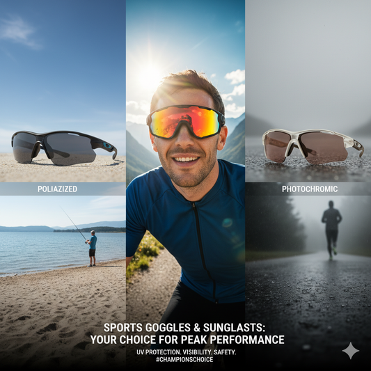 Sports Goggles/Sunglasses: A Functional Comparison – What Environments Need Them?