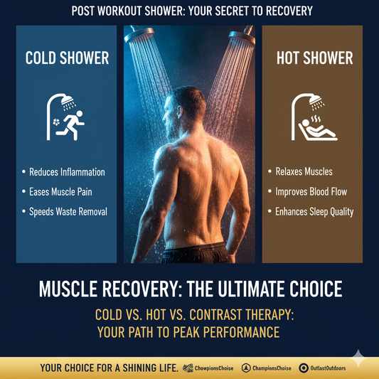 Post-Workout: Cold Shower vs. Hot Shower – Which is the Better Choice for Muscle Recovery?