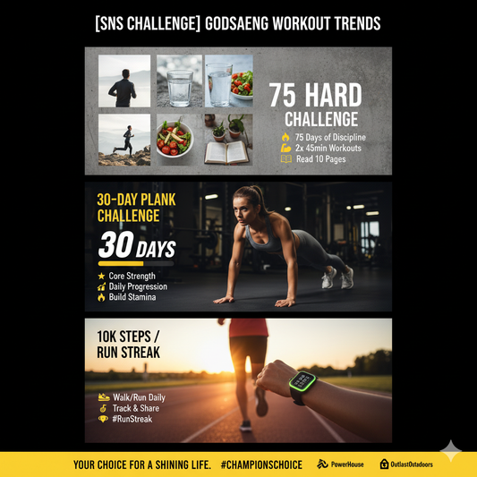[SNS Challenge] Introducing the TOP 3 Trending 'Godsaeng' Workout Challenges