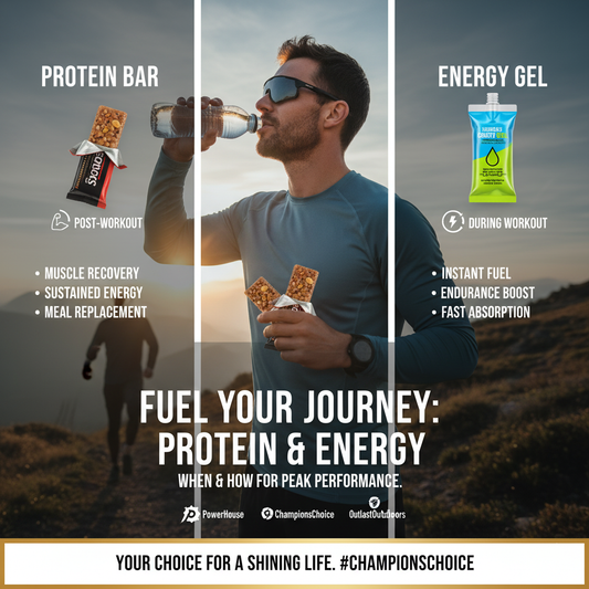 'Protein Bar' & 'Energy Gel' : When and How to Consume for Maximum Effectiveness?